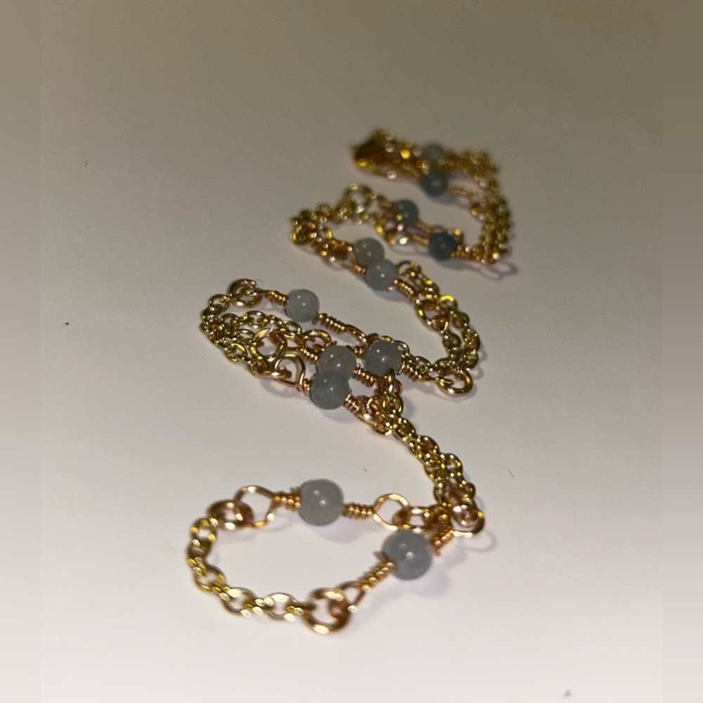 Aquamarine necklace